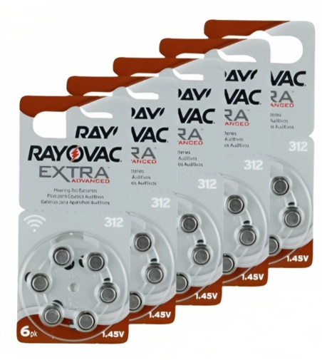 30 pilas auditivas n 312 marca rayovac